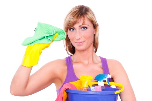 Cleaner in Enfield providing domestic cleaning services