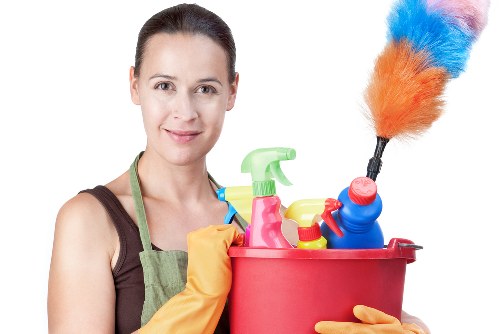 Professional deep cleaning in Enfield kitchen area