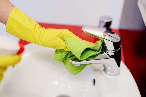 Local cleaners in Enfield carrying out detailed property cleaning