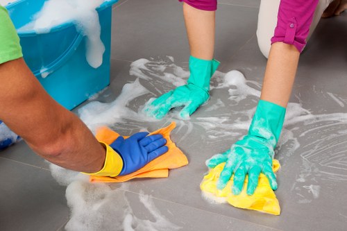 Deep carpet cleaning equipment removing dirt from an Enfield home carpet