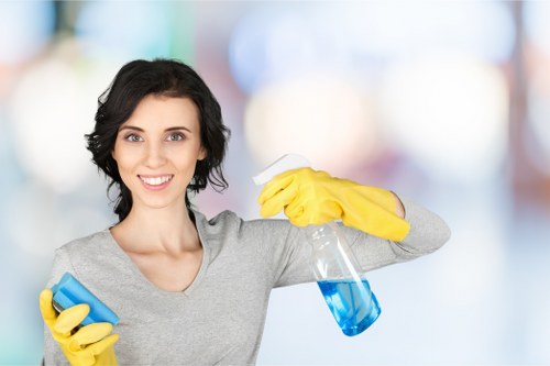 Local hard floor cleaning service restoring a floor in Enfield
