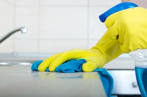 Booking and service confirmation for carpet cleaning