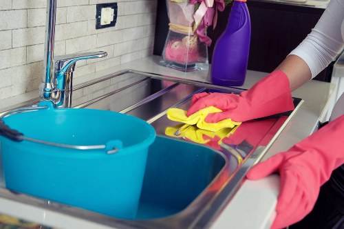 Deep cleaned bathroom as part of house cleaning in Enfield
