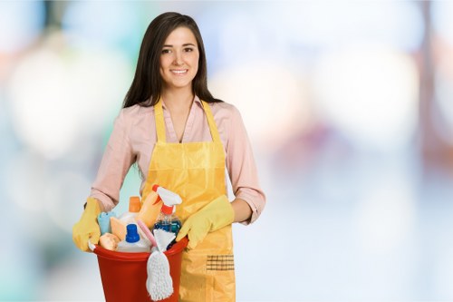 Local home cleaners in Enfield maintaining a tidy family house
