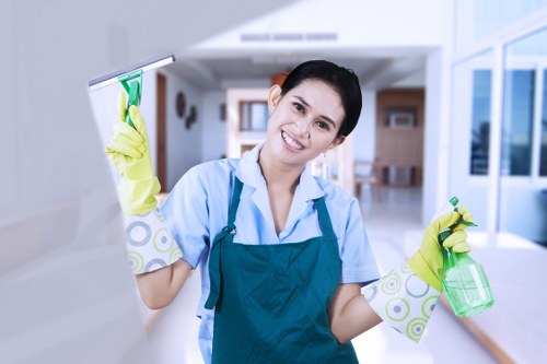 Professional office cleaning in Enfield meeting room and desks
