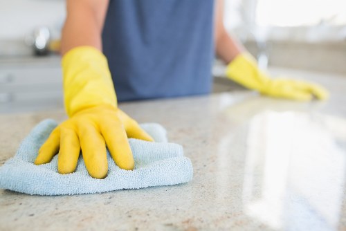 Commercial cleaners in Enfield maintaining a clean office environment